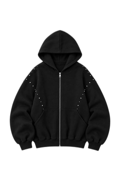 Silver Accent Hoodie