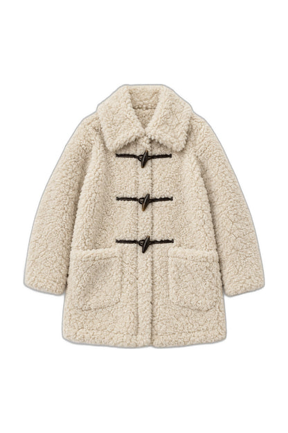 Large Collar Toggle Coat