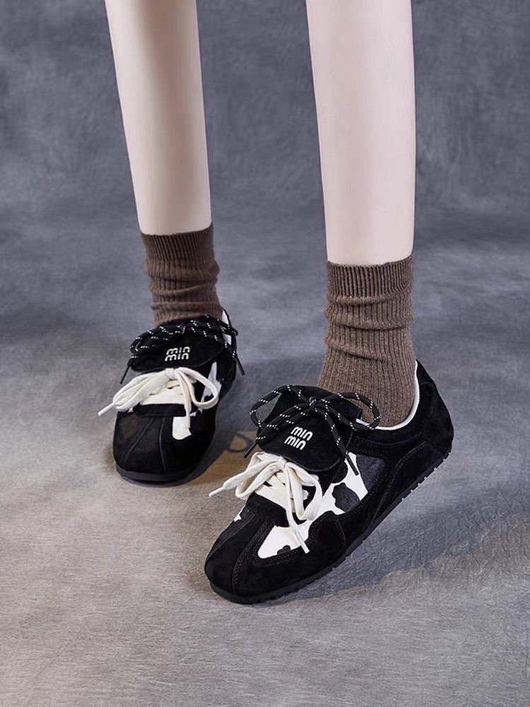 Chocolate Cowhide Sneakers