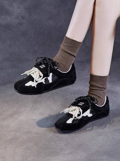Chocolate Cowhide Sneakers
