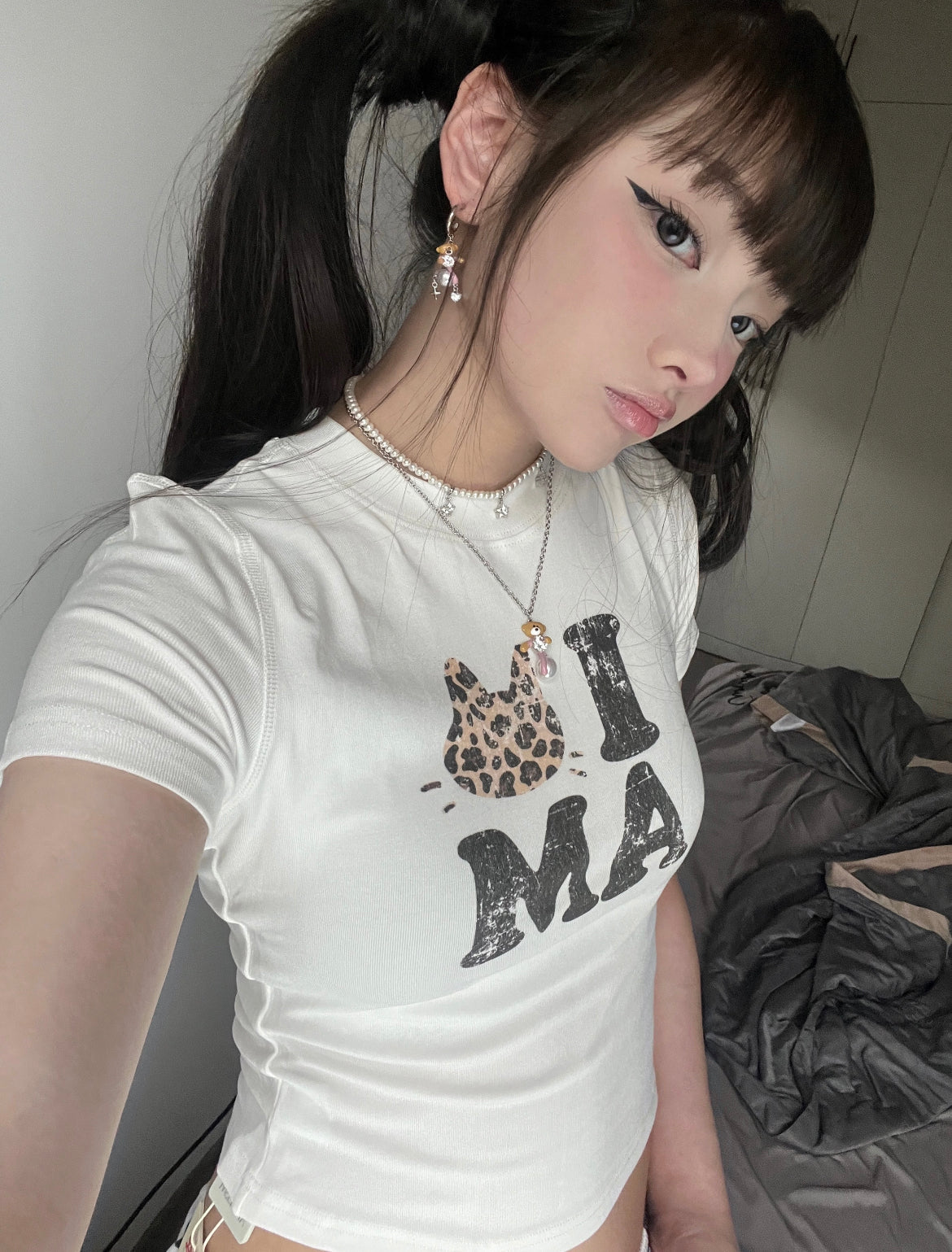 I Am Cat Graphic Baby Tシャツ