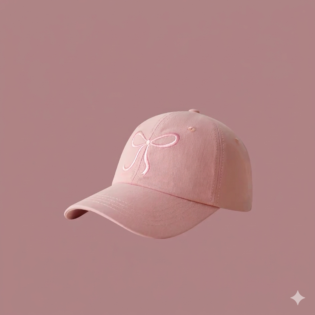 Blush Ribbon キャップ