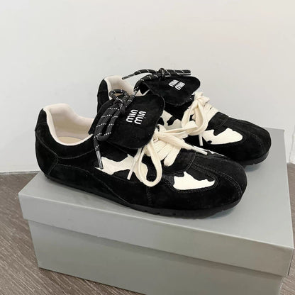 Chocolate Cowhide Sneakers