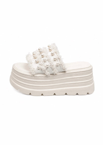 Pearl Glow Sandals +8cm