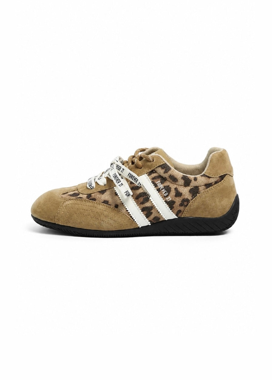 Faux Suede Low-Top Sneakers