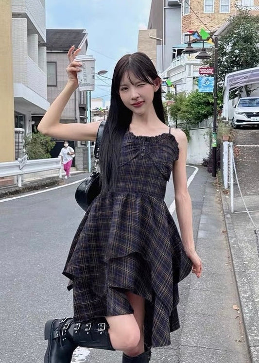 Dark Doll チェックワンピース