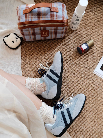 Faux Suede Low-Top Sneakers