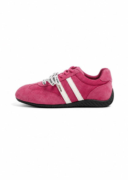 Faux Suede Low-Top Sneakers