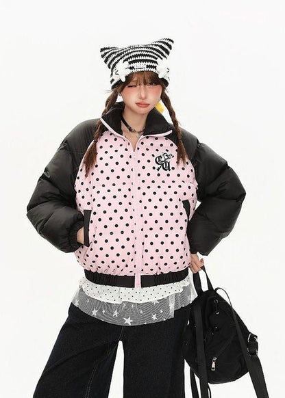 Black Cherry Dot Jacket