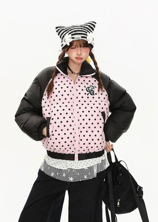 Black Cherry Dot Jacket