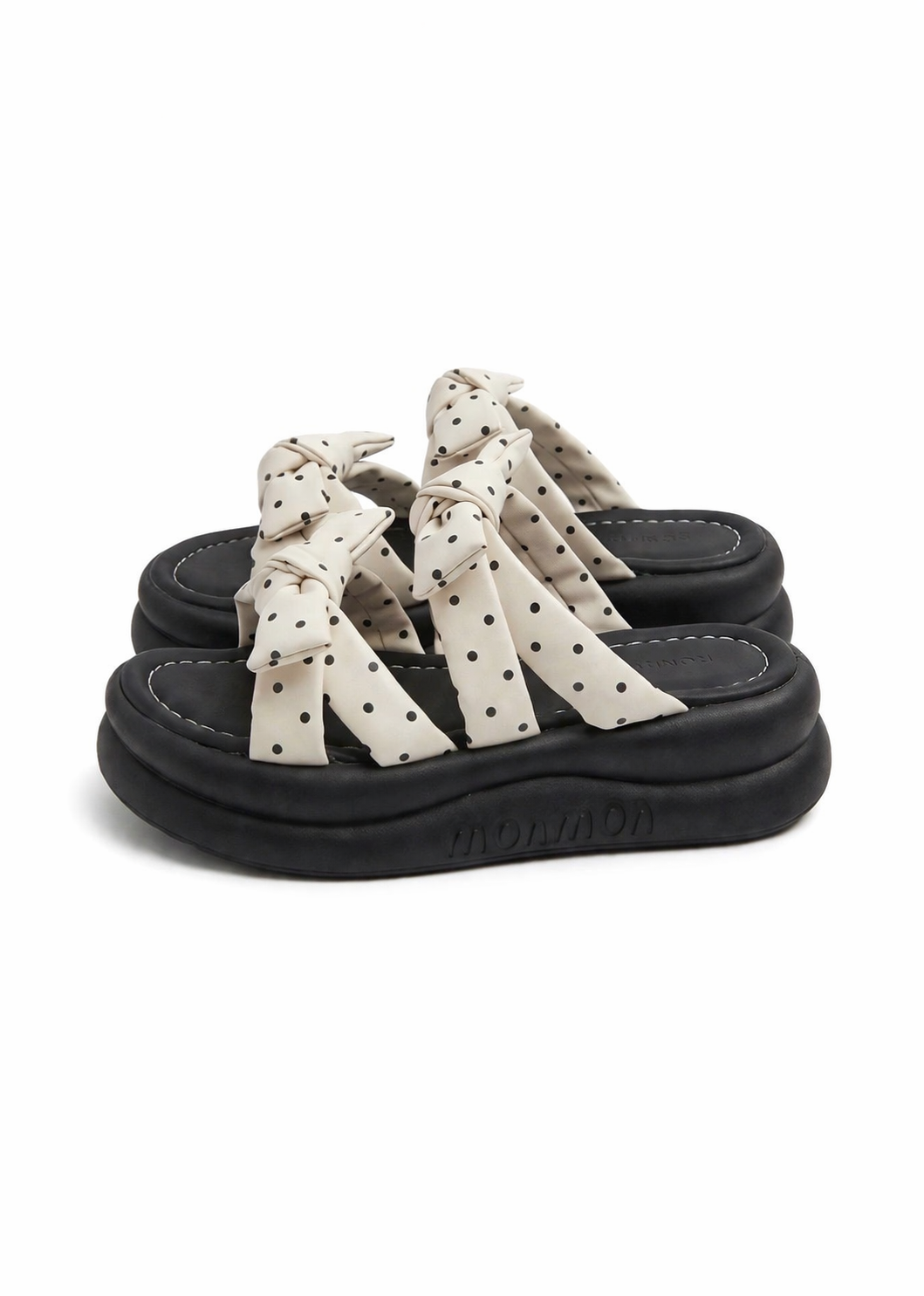 Polka Knot Sandals