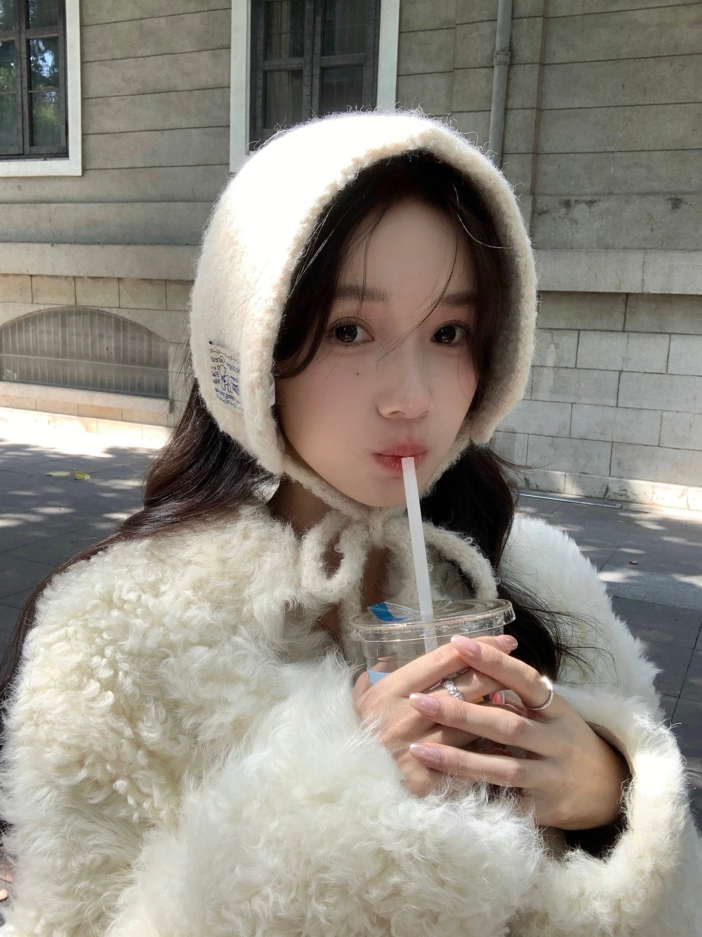 ニットボンネット