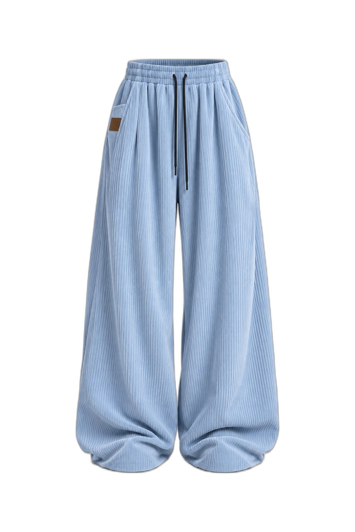 Ridged Drawstring Pants