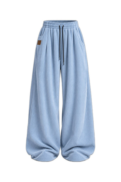 Ridged Drawstring Pants