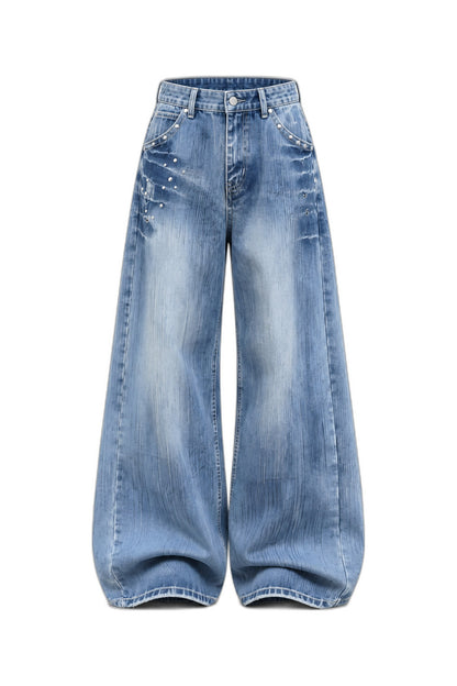 Faded Detail Jeans