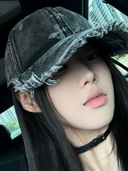 OuiPack Vintage Distressed Washed Cap