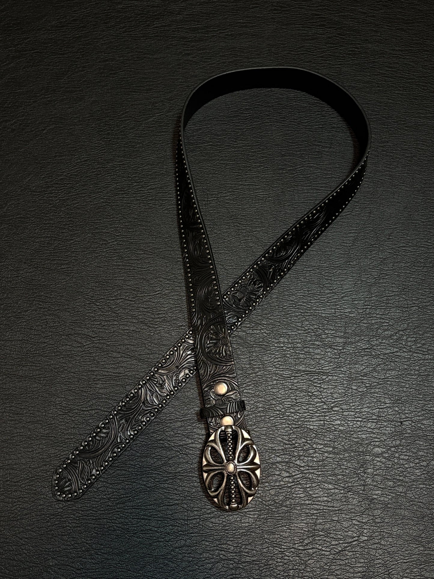 Vintage Dark Rivet Belt