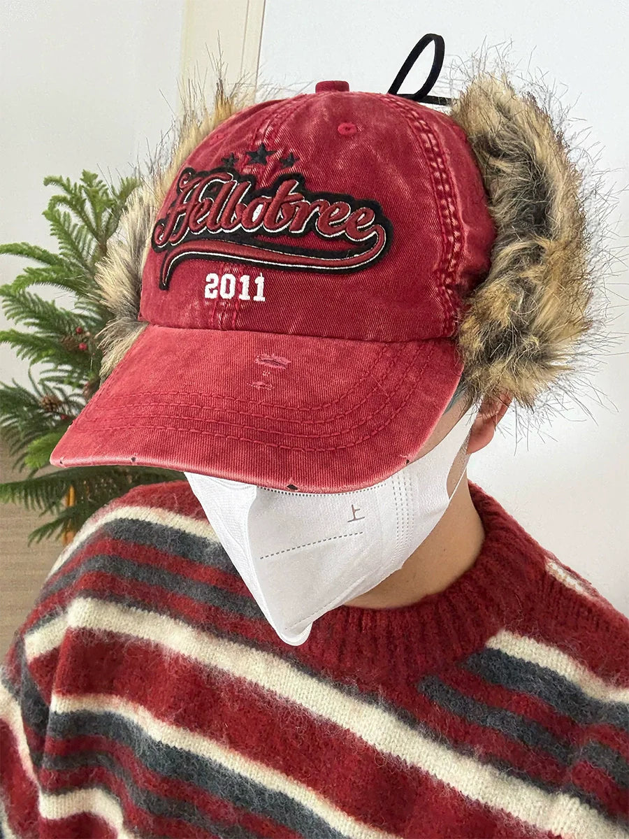 Retro Furry Earflap Hat