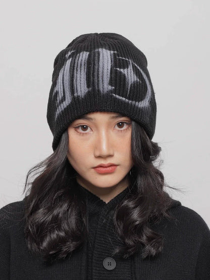 Y2K Street Spray Beanie