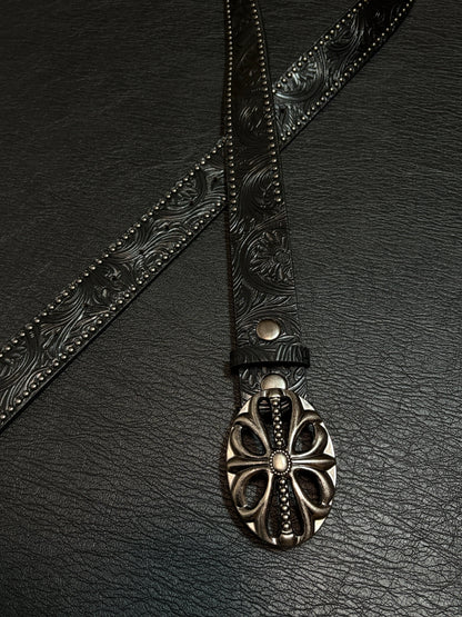 Vintage Dark Rivet Belt
