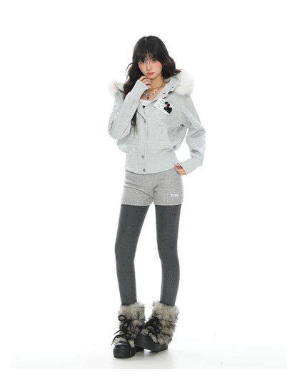 Street-Ops Fur-Trimmed Zip-up