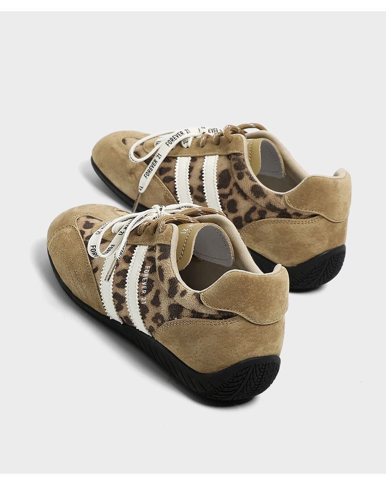 Faux Suede Low-Top Sneakers