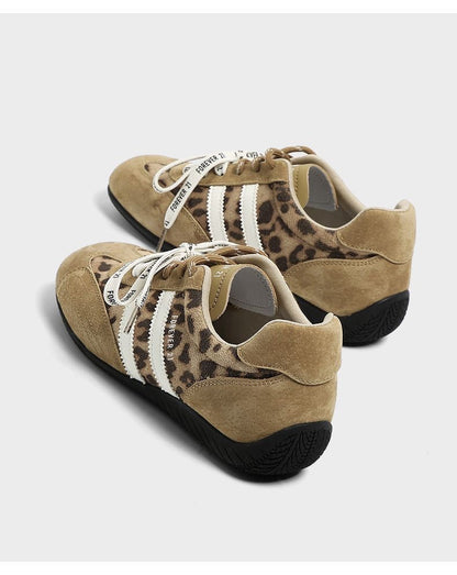 Faux Suede Low-Top Sneakers