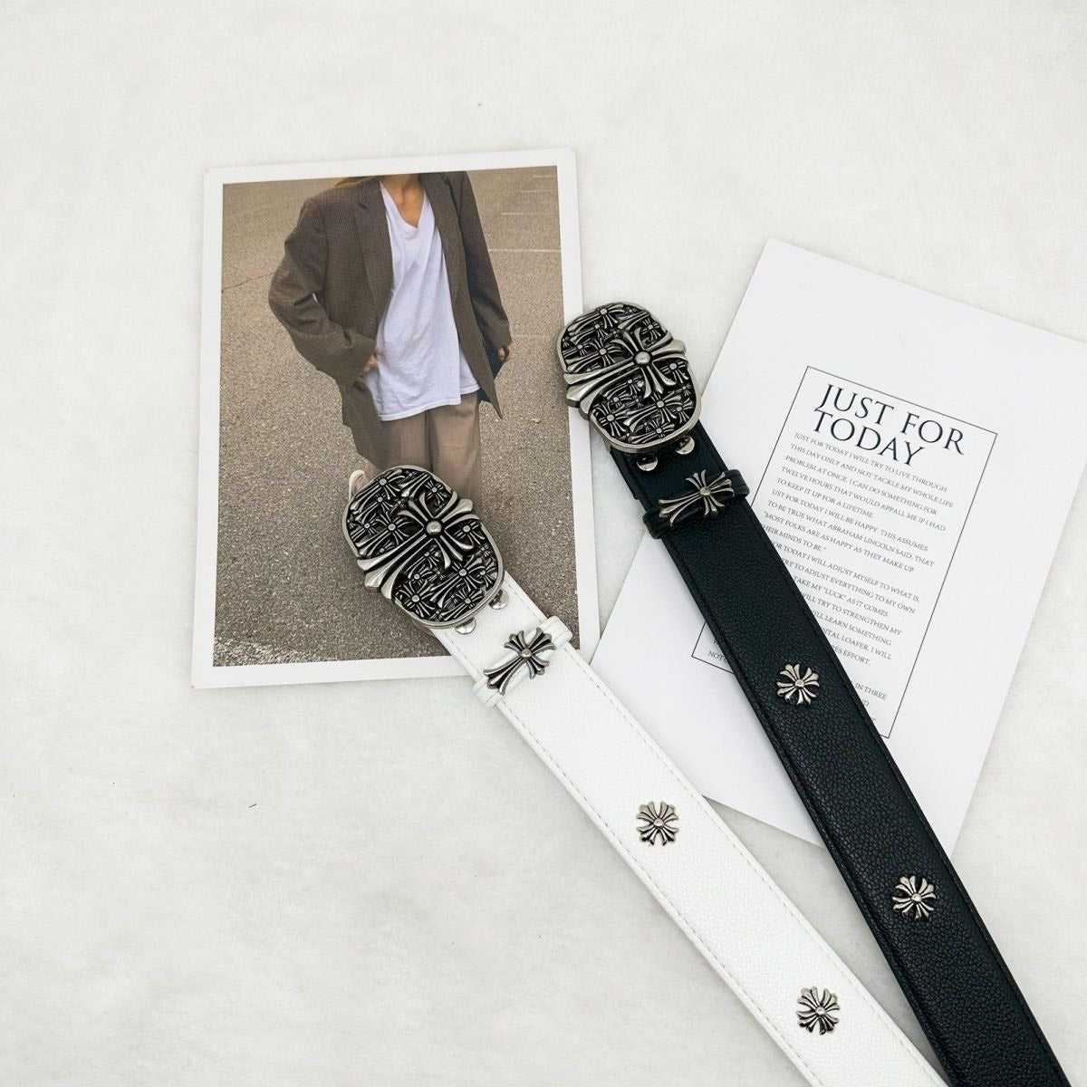 Cross Star Punk Belt