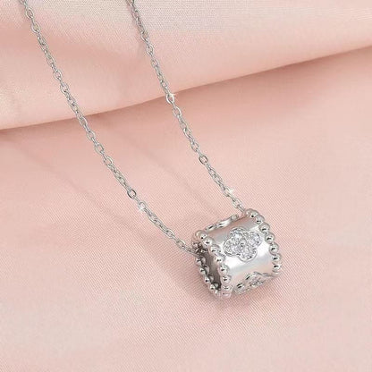 Eternal Bloom Barrel Necklace