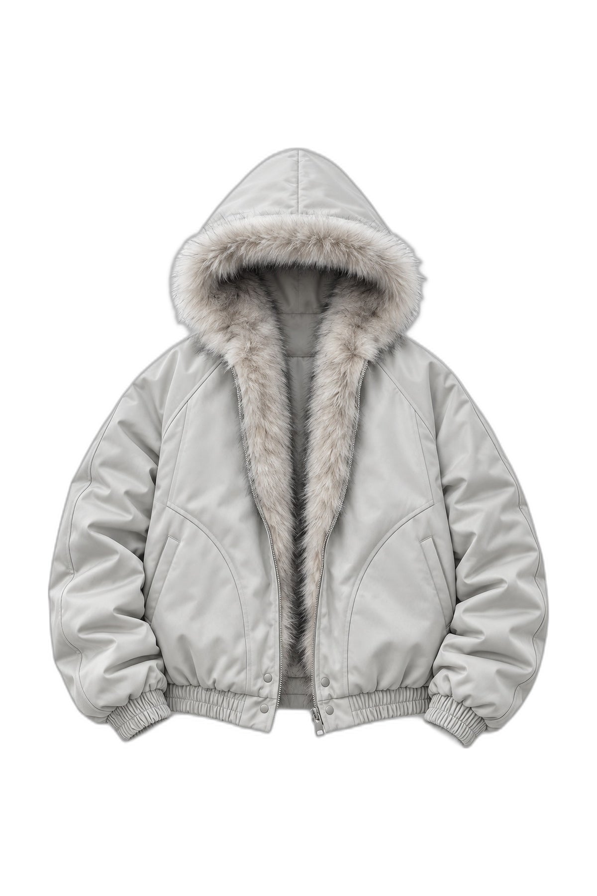 Textured Trim Blouson