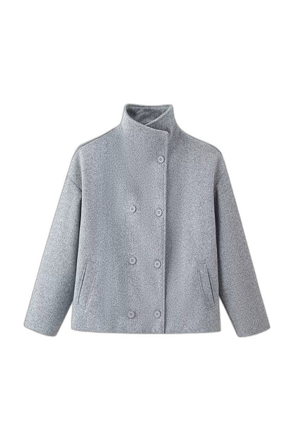 Flared Double Button Coat