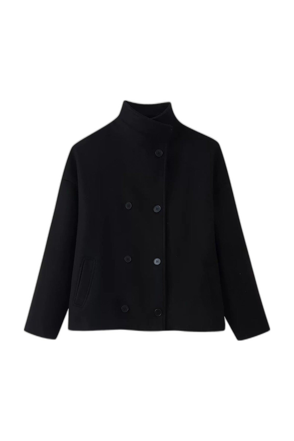 Flared Double Button Coat