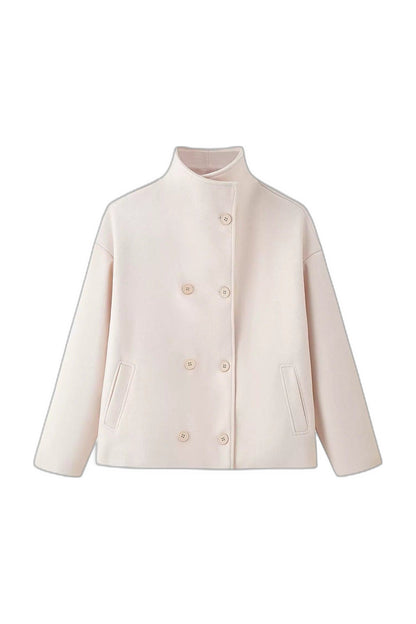 Flared Double Button Coat