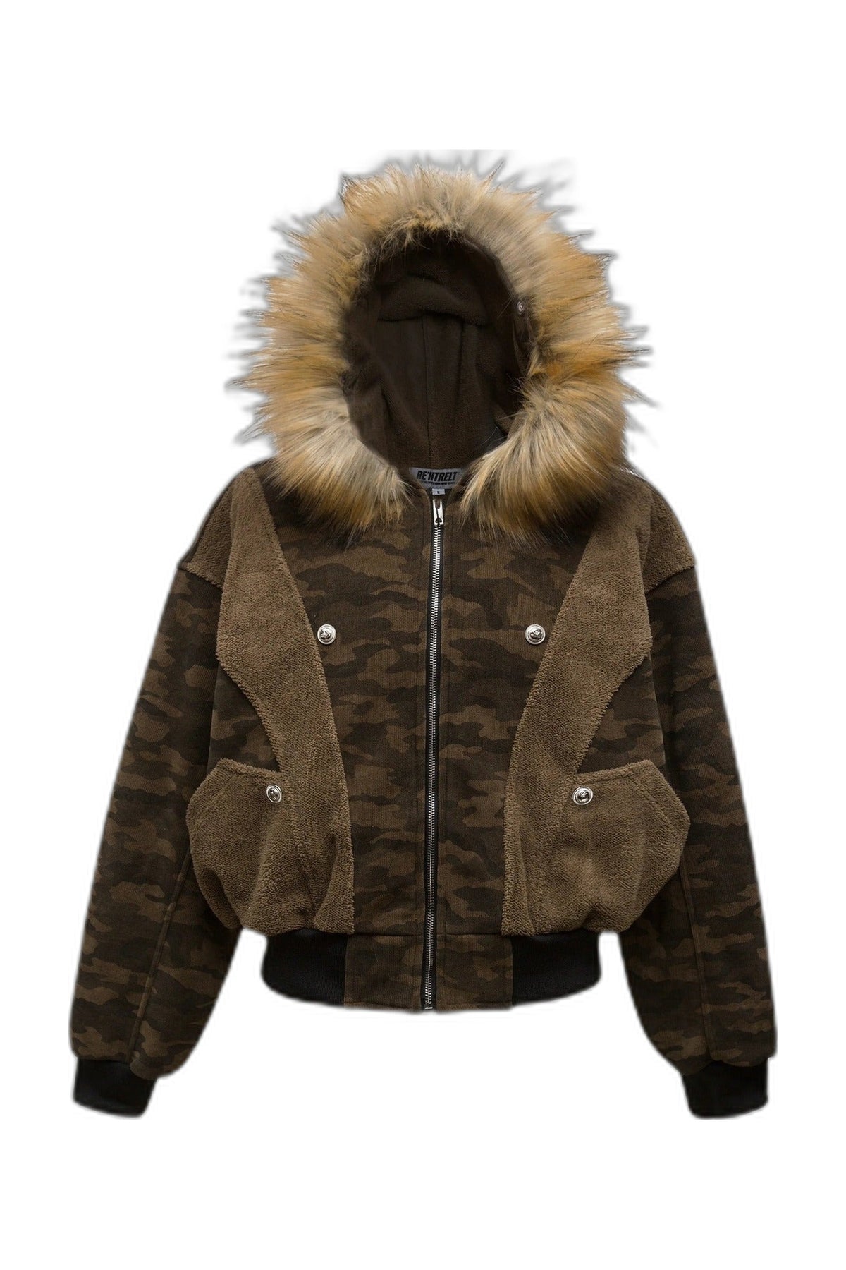 Camo Trim Blouson
