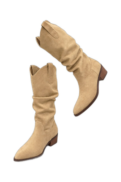 Pointed Slouchy Boots