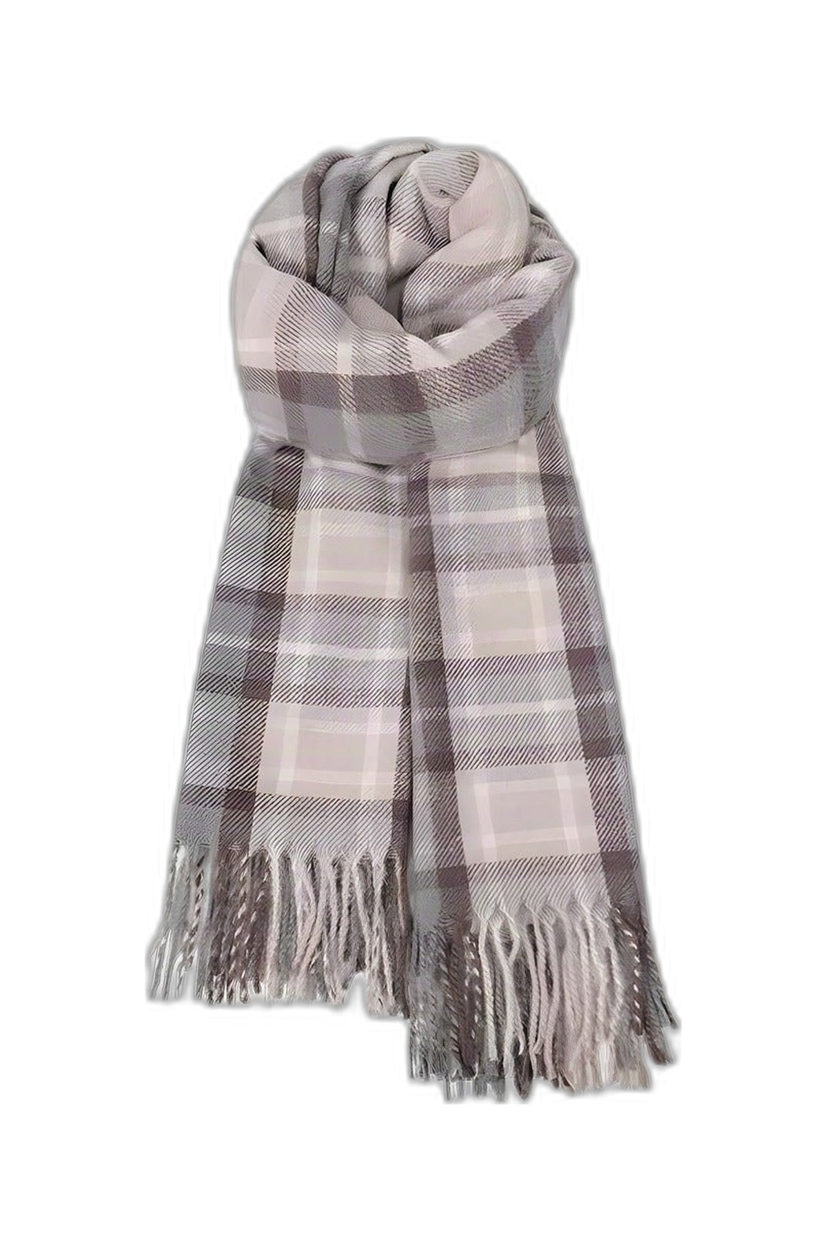 Speckled Check Scarf