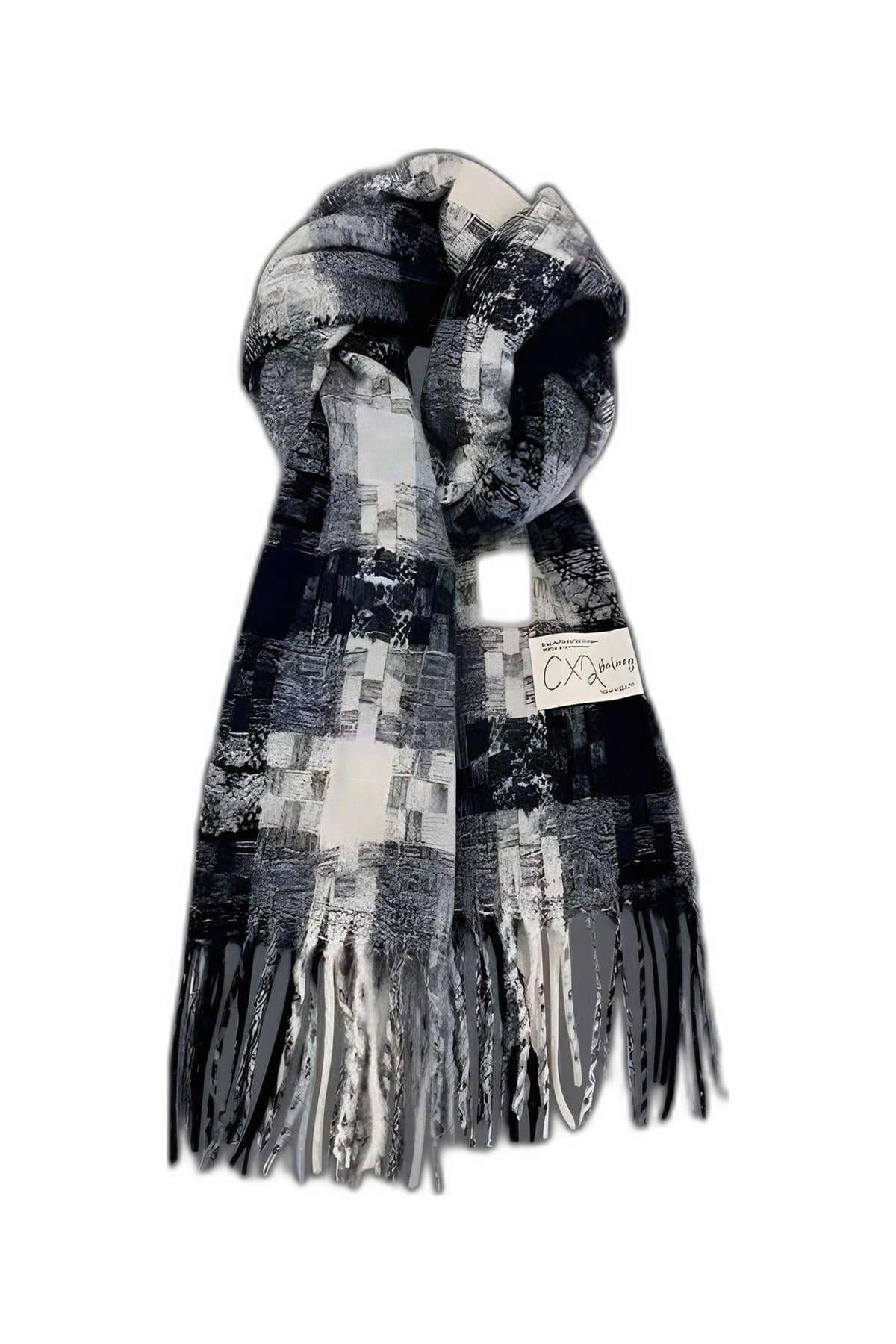Speckled Check Scarf