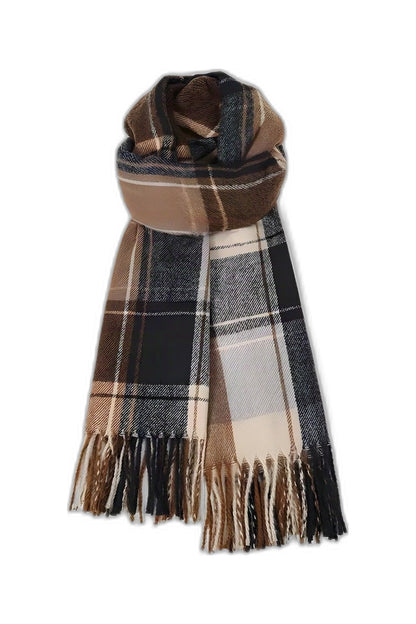 Speckled Check Scarf
