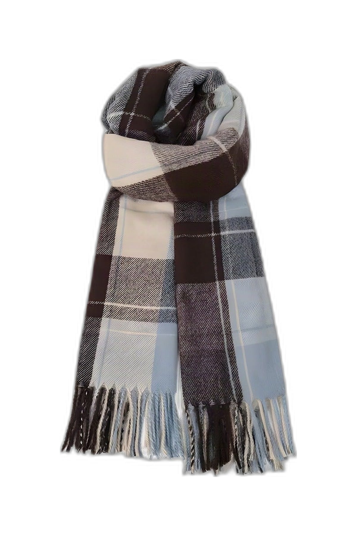 Speckled Check Scarf