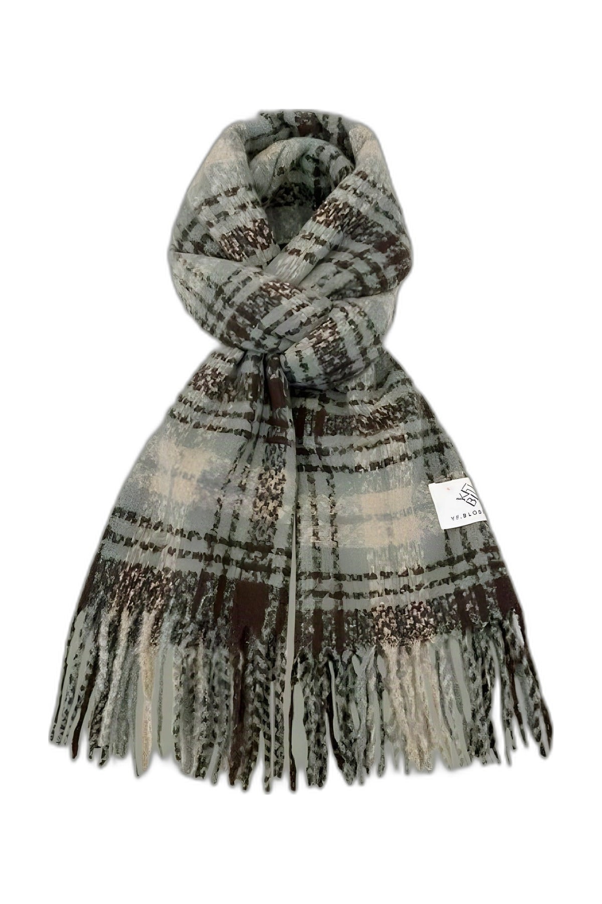 Speckled Check Scarf