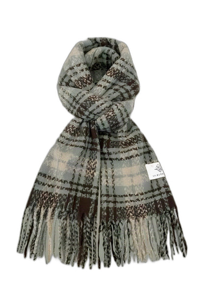 Speckled Check Scarf
